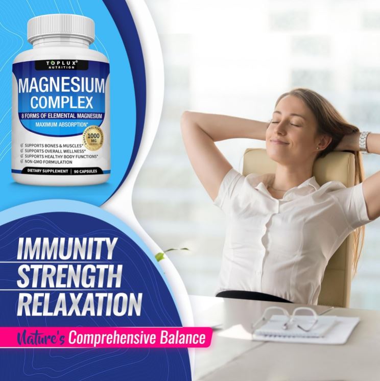 Magnesio Max Vitality™:🛡️⚡ Refuerza tus defensas y energía celular