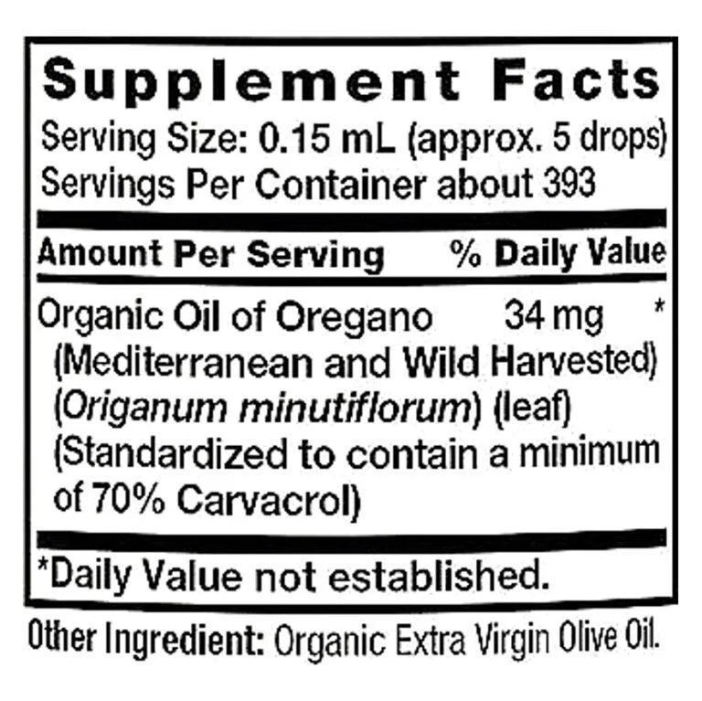Aceite de Orégano Orgánico Extravirgen para Purificación Interna Total