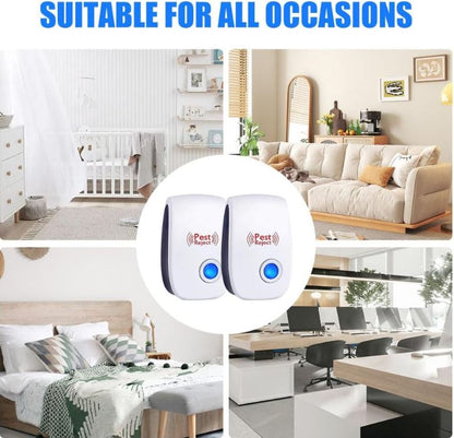 UltraSafe RepelPro™:Repelente Ultrasónico Inteligente Sumpol™ | Chip Dual Avanzado 🚀 | 1600 ft² Cobertura 🏡 | Sin Químicos, Seguro para Mascotas 🐶🐱