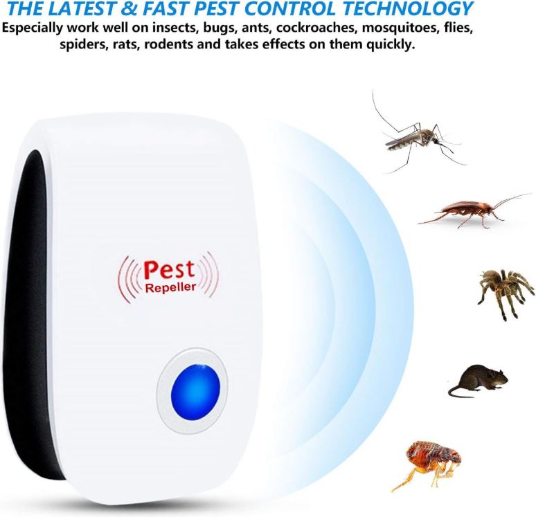 UltraSafe RepelPro™:Repelente Ultrasónico Inteligente Sumpol™ | Chip Dual Avanzado 🚀 | 1600 ft² Cobertura 🏡 | Sin Químicos, Seguro para Mascotas 🐶🐱