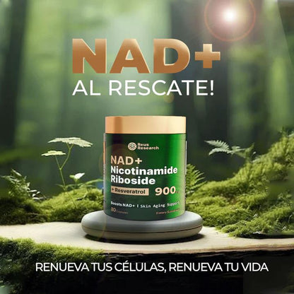 NAD+ Energy Boost™:Más enfoque, vitalidad y claridad mental (80 Cápsulas)