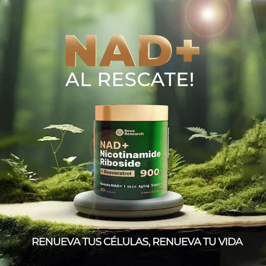 NAD+ Energy Boost™:Más enfoque, vitalidad y claridad mental (80 Cápsulas)