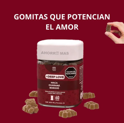 Love Gummies™:💖 Huanarpo Macho + Maca Negra + Jengibre -- ¡Enciende la chispa de tu relación al instante! 🔥