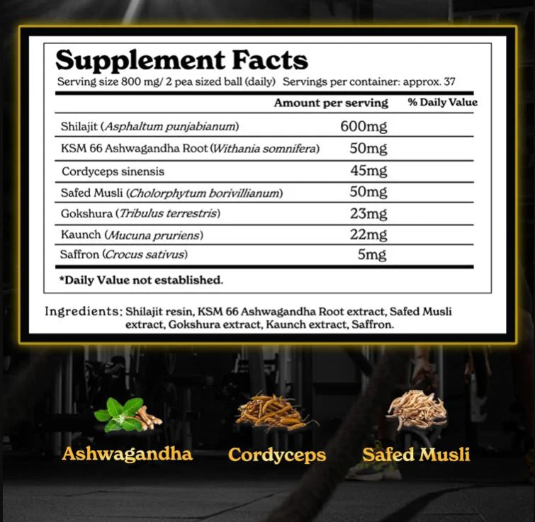Shilajit Gold+(Del himalaya): El secreto para aumentar tu Energía… y Tu Virilidad⚡🍆 Naturalmente.