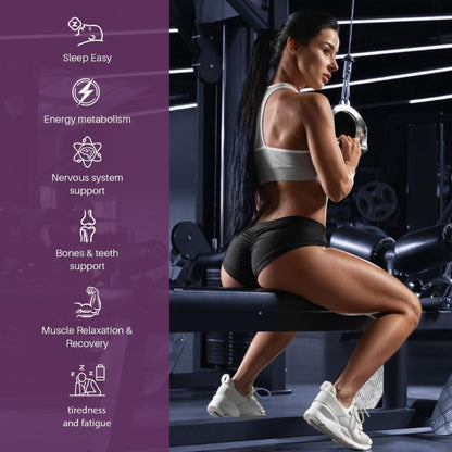 Magnesio Total 12X™:12 formas altamente absorbibles para energía, relajación, huesos fuertes y salud integral 💪🧠💤 (120 cápsulas)