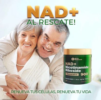 NAD+ Energy Boost™:Más enfoque, vitalidad y claridad mental (80 Cápsulas)