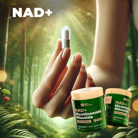 NAD+ Energy Boost™:Más enfoque, vitalidad y claridad mental (80 Cápsulas)
