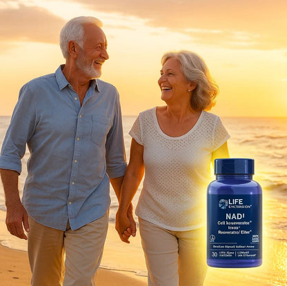 NAD+ Cell Regenerator™ & Resveratrol Elite – ⚡🧬  Energía Celular, Juventud Renovada y Protección Antioxidante 🍇✨