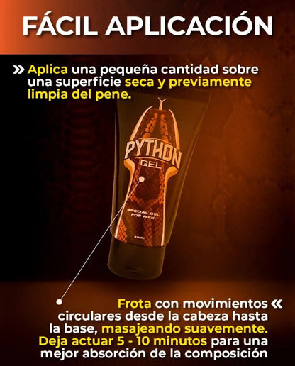 Python Gel™:Más volumen, más resistencia, más placer… ¡más de ti! 🐍🔥