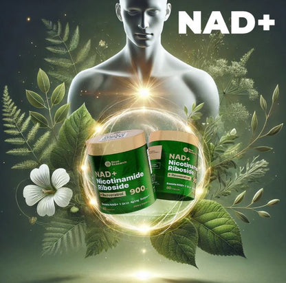 NAD+ Energy Boost™:Más enfoque, vitalidad y claridad mental (80 Cápsulas)