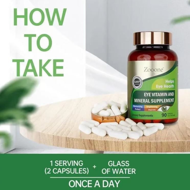 VisiónMax 360™:Luteína, Zeaxantina y vitaminas esenciales para proteger tus ojos de la luz azul, la fatiga y el envejecimiento ocular 👀💊 90 CAPSULAS