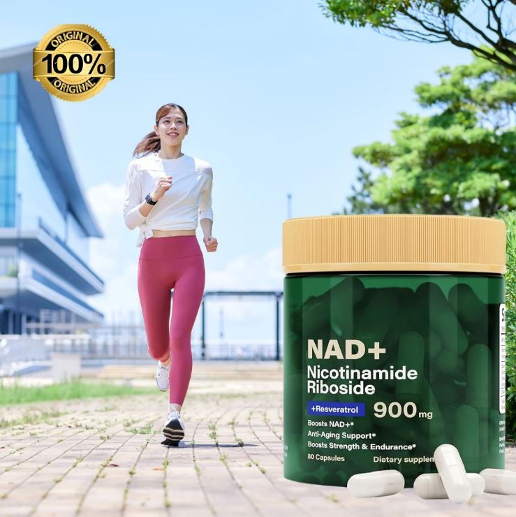 NAD+ Energy Boost™:Más enfoque, vitalidad y claridad mental (80 Cápsulas)
