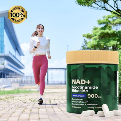 NAD+ Energy Boost™:Más enfoque, vitalidad y claridad mental (80 Cápsulas)