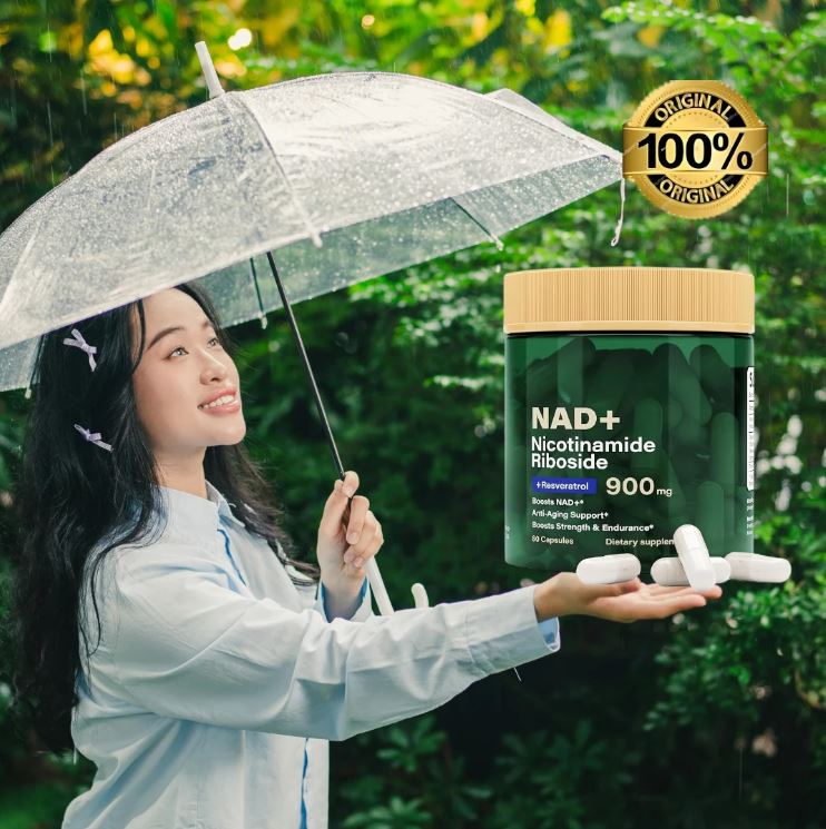 NAD+ Energy Boost™:Más enfoque, vitalidad y claridad mental (80 Cápsulas)