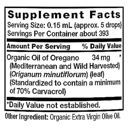 Aceite de Orégano Orgánico Extravirgen para Purificación Interna Total