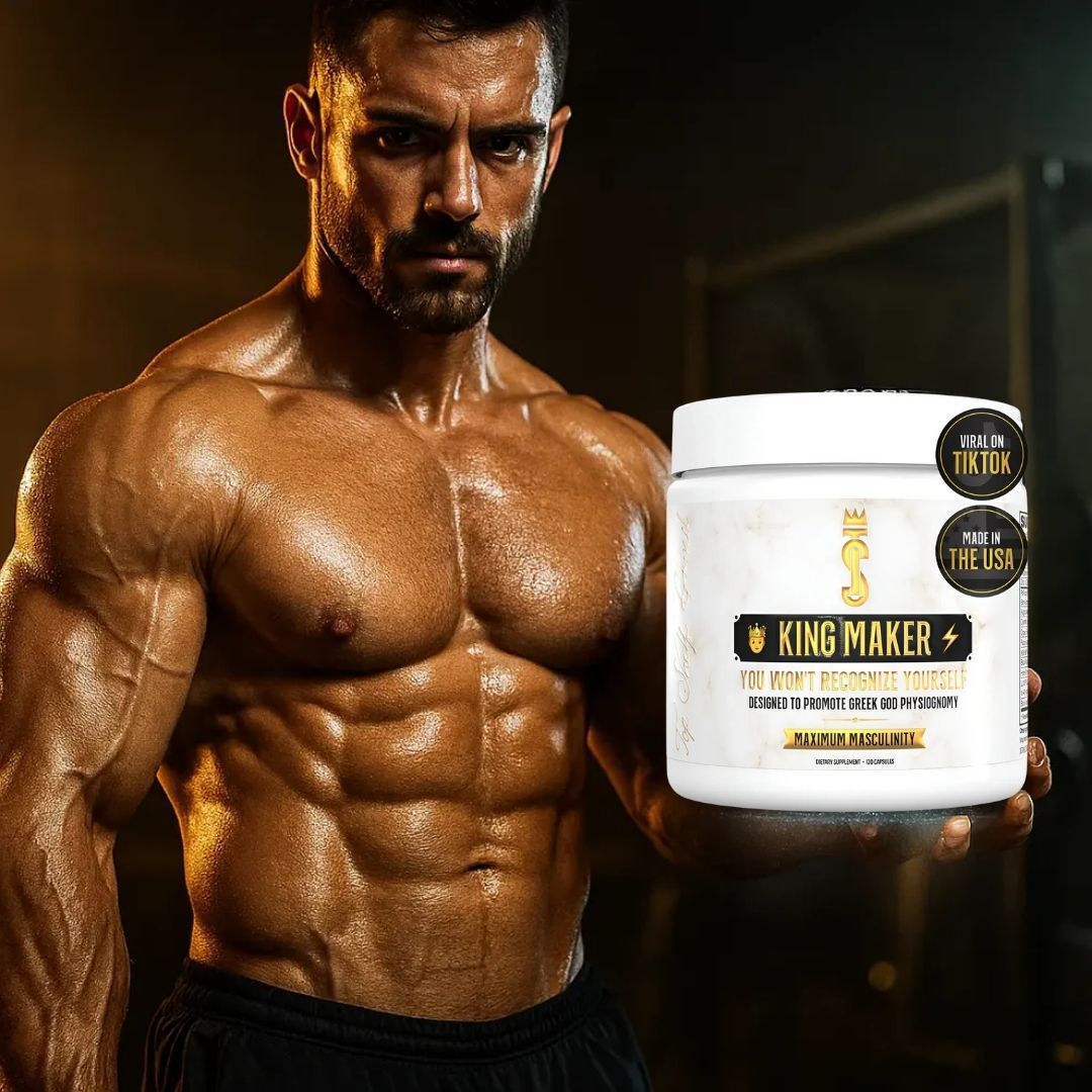 King Maker - Suplemento Natural con Tongkat Ali, Turkesterona, Ecdisterona, Fadogia Agrestis, betarraga roja, maca negra y zinc. + Músculo, recuperación y resistencia 🍆 (13 en 1)