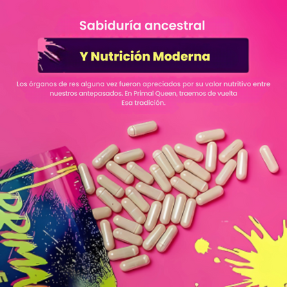 PRIMAL QUEEN: Alimentos superconcentrados en cápsulas para el equilibrio de tu salud 💗👑