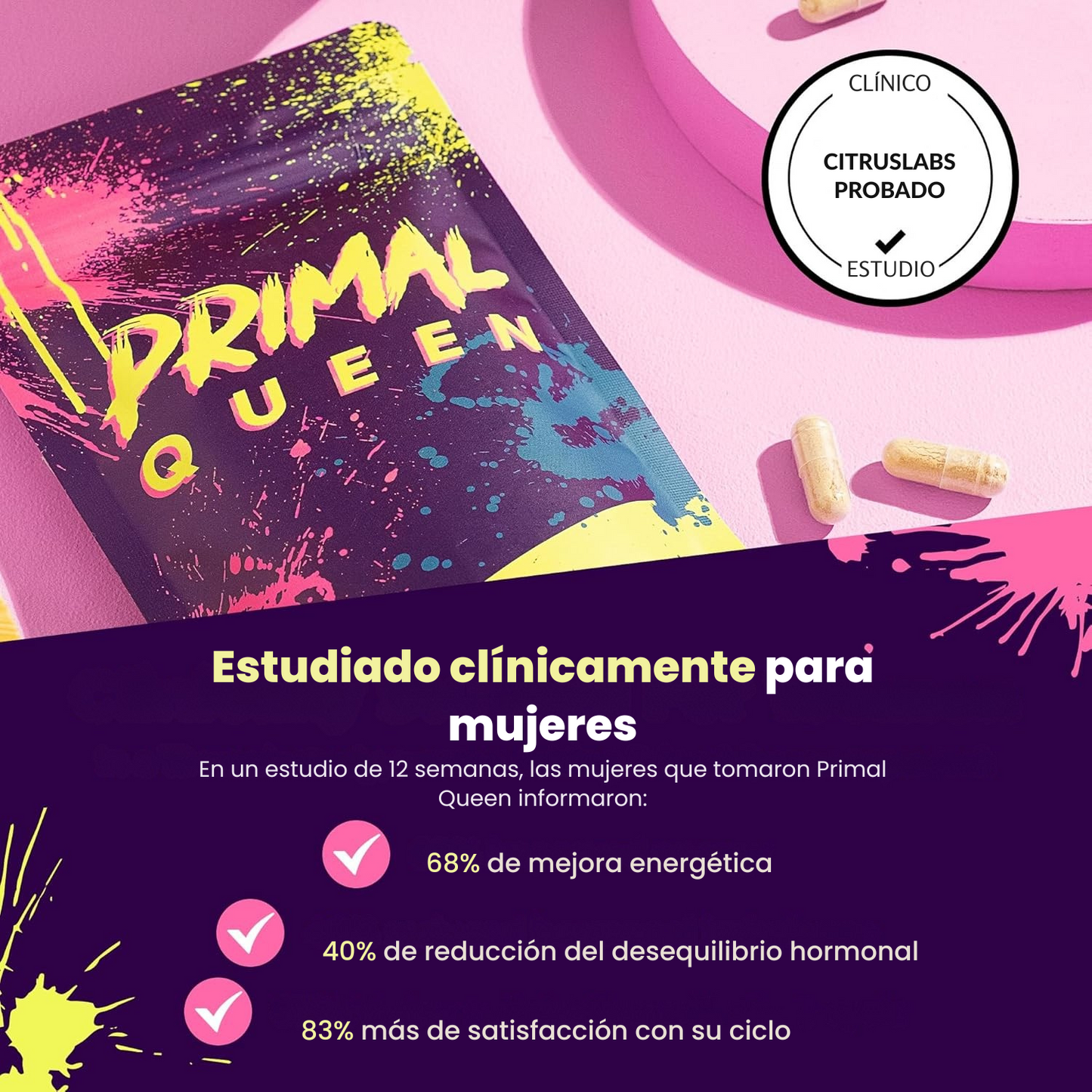 PRIMAL QUEEN: Alimentos superconcentrados en cápsulas para el equilibrio de tu salud 💗👑