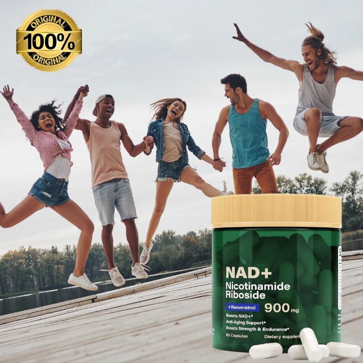 NAD+ Energy Boost™:Más enfoque, vitalidad y claridad mental (80 Cápsulas)