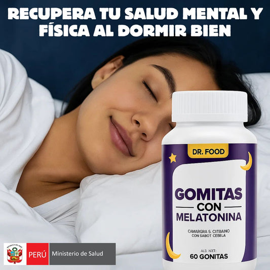 SweetDreams™ – Gomitas del Sueño Profundo con Melatonina, extracto de manzanilla, lavanda y magnesio (60 gomitas)