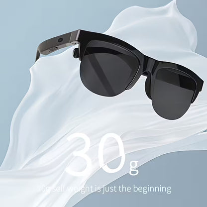 SmartShades Pro - Gafas de sol inteligentes Bluetooth F06/F07/F08 inalámbrico OWS conducción y hablar por teléfono