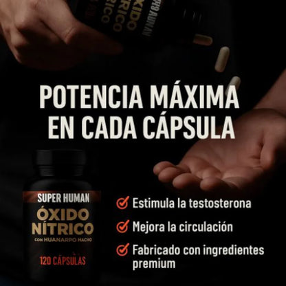 Óxido Nítrico Promax™ + Prostate Health en pack 2x1:💪 Rendimiento, energía y salud masculina🔥 (120 cápsulas)